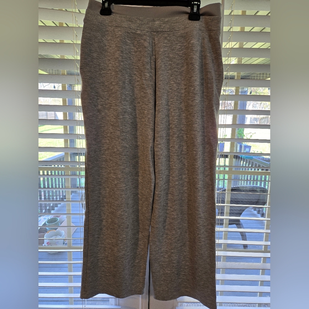 Danskin Heather Gray Casual Pants Sz Large - Picture 2 of 6